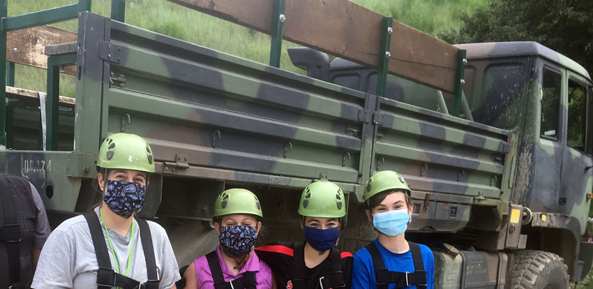 girls in masks