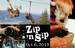 Zip 'n Sip Fun! October 6, 2019 - Don't Miss Out!